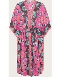 Monsoon - Tile Print Cover Up - Lyst