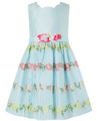 allegra animal print jacquard dress
