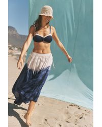 Monsoon - Sabrina Two Tone Bikini Top Blue - Lyst