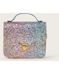 Monsoon - Rainbow Glitter Mini Satchel Bag - Lyst