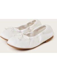 Monsoon - Foldable Ballet Flats Ivory - Lyst