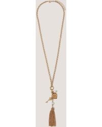 Monsoon - Tassel Heart Charm Necklace - Lyst