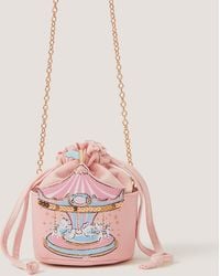Monsoon - Carousel Print Drawstring Crossbody Bag - Lyst