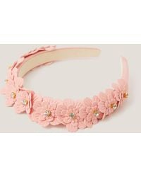 Monsoon - Diamanté Flower Headband - Lyst
