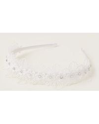 Monsoon - Lacey Flower Bridesmaid Headband - Lyst