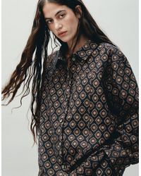 Monsoon - East Pheba Printed Cotton Twill Jacket Multi - Lyst