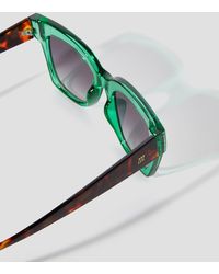 Monsoon - Contrast Chunky Square Sunglasses - Lyst