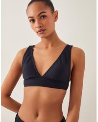 Monsoon - Kina Triangle Bikini Top Black - Lyst