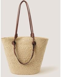 Monsoon - Callie Thorpe X Straw Tote Bag - Lyst