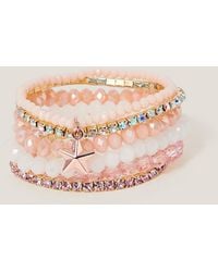 Monsoon - 6-pack Star Beaded Bracelets - Lyst