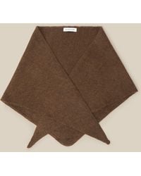 Monsoon - Fae Knitted Triangle Scarf - Lyst
