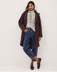 Monsoon - Ada Waterproof Raincoat Brown - Lyst