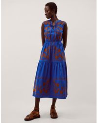 Monsoon - Madison Sleeveless Midi Dress - Lyst