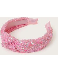 Monsoon - Sequin Knot Headband - Lyst