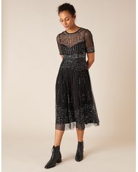 monsoon carey lace midi dress