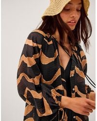 Monsoon - Zahara Stripe Print Blouse - Lyst