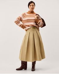 Monsoon - Solana High Neck Stripe Jumper - Lyst