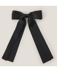 Monsoon - School Ribbon Bow Hair Slide Black - Lyst