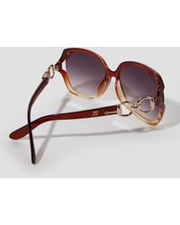 Monsoon - Ombré Oversized Sunglasses - Lyst
