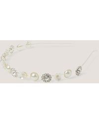 Monsoon - Flower Jewel Metal Headband - Lyst