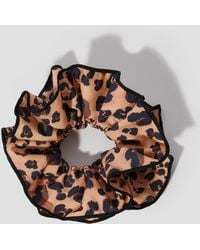 Monsoon - Leopard Print Hair Scrunchie - Lyst