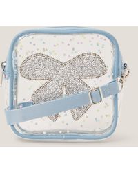 Monsoon - Clear Bow Confetti Crossbody Bag - Lyst