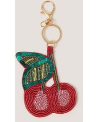 Monsoon - Cherry Beaded Bag Charm - Lyst