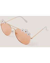 Monsoon - Daisy Aviator Sunglasses - Lyst