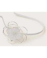 Monsoon - Beaded Wire Flower Headband - Lyst