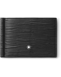 Montblanc - Brieftasche 6 cc mit Geldscheinklammer aus Corteccia-Leder - Lyst