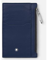Montblanc - Meisterstück Card Holder 8cc With Zippered Pocket - Card Holders - Lyst