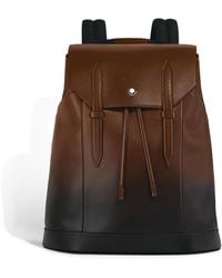 Montblanc - Mochila Mediana de Piel Meisterstück - Lyst