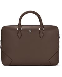 Montblanc - Porte-documents Moyen Modèle en Cuir Grainé - Lyst