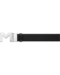 Montblanc - Cinturón Reversible de Piel de 35 mm con Hebilla M - Lyst