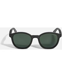 Montblanc - Round Sunglasses With Coloured Injected Frame - Sunglasses - Lyst