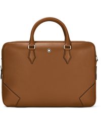 Montblanc - Porte-documents Moyen Modèle en Cuir Grainé - Lyst