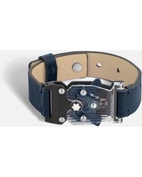 Montblanc - Bracelet Couleur Ink Blue Avec Fermoir M Lock Collection Extreme 3.0 - Lyst