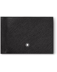 Montblanc - Brieftasche 6 cc mit Geldscheinklammer aus Sartorial Leder - Lyst