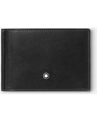 Montblanc - Meisterstück Wallet 6cc With Money Clip - Credit Card Wallets - Lyst