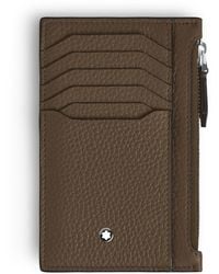 Montblanc - Kartenetui 8 cc mit Reißverschluss aus Grain Leder - Lyst