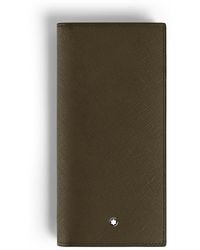 Montblanc - Längliche Brieftasche 14 cc mit Reißverschluss aus Sartorial Leder - Lyst