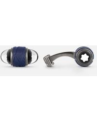 Montblanc - Starwalker Cufflinks In Steel And Lacquer - Lyst