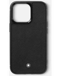 Montblanc Leder Sartorial Hard Phone Case Für Das Apple Iphone 12 Pro Max  in Schwarz | Lyst DE