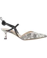 Fendi - Slingback Very Colibrì With Medium Heel - Lyst