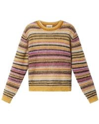 Isabel Marant - Morine Striped Mohair And Wool Sweater - Lyst