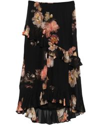 Zimmermann - Gonna Midi Asimmetrica Hypnotic-Donna - Lyst