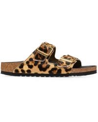 Birkenstock - Arizona Fur Hex Fur Sandals - Lyst