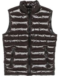 Save The Duck - Gil Padded Vest With Lacquered Finish - Lyst