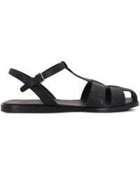 Church's - Odyssey Nappa Leather T-Strap Sandals Shoes - Lyst