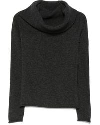 Roberto Collina - Wool And Cashmere Cowl-neck Sweater - Lyst